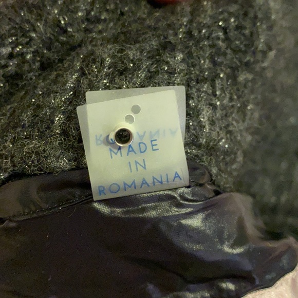 Herno Resort Black Puffer w Virgin Wool Front Panels Silver Stitch - IT 34 US 4 - Picture 8 of 10